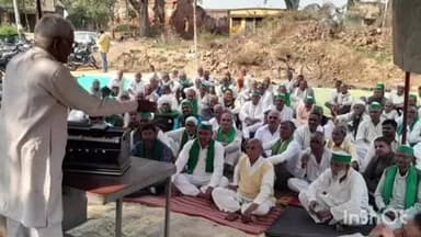 गभाना: पिसाबा में धरना दे रहे किसानों ने अज्ञात तत्वों पर पथराव करने का लगाया आरोप, किसानों में रोष व्याप्त