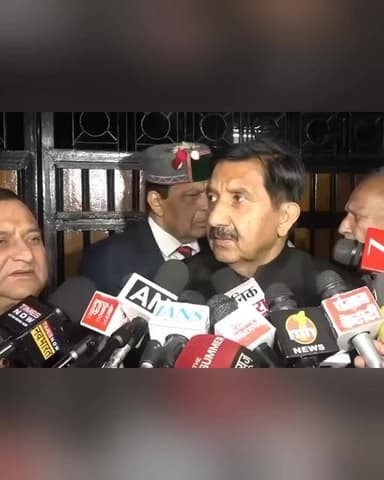 दिल्ली बैठक के उपरांत उप मुख्यमंत्री मुकेश अग्निहोत्री ने मीडिया को किया संबोधित