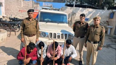 हिसार: गुराना में घर में घुसकर मारपीट करने के मामले में चार आरोपी गिरफ्तार, वारदात में इस्तेमाल डंडे बरामद