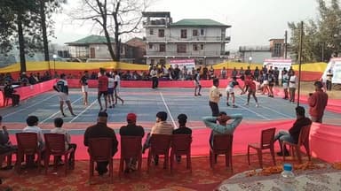 कब्बडी मुकाबला बीबीएन ओर साई होस्टल