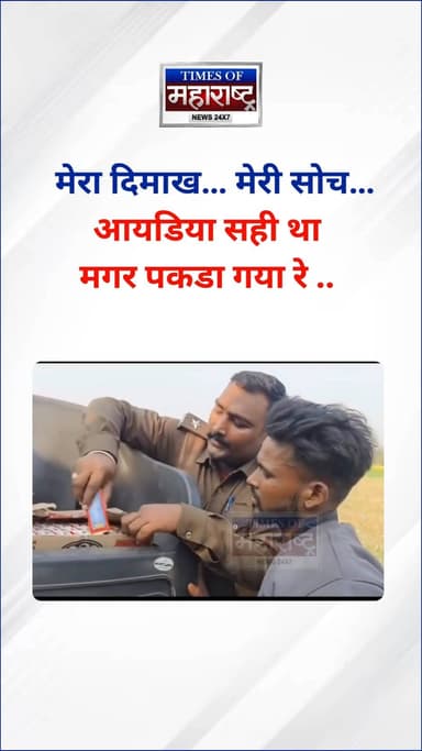 मेरा दिमाख… मेरी सोच…आयडिया सही था मगर पकडा गया रे
कोण काय, कसं आणि कुठे आपलं डोकं चालवेल, हे सांगता येत नाही. हीच कल्...