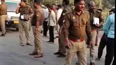 गोंडा: खरगूपुर थाना क्षेत्र में शादी समारोह से घर लौटते समय बस की चपेट में आने से दो युवकों की हुई मौत