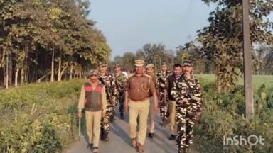 मिहींपुरवा: मुर्तिहा पुलिस और SSB की संयुक्त टीम ने अवैध गतिविधियों पर अंकुश लगाने के लिए भारत-नेपाल सीमा का लिया जायजा