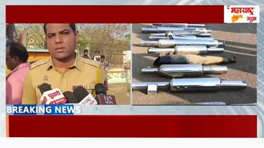 लातूर शहरातील शांतीभंग करणाऱ्या मोटार सायकलच्या फटाका सायलेन्सर वर कार्यवाही करत असमाजिक तत्त्वांना शिकवला चांगला धडा