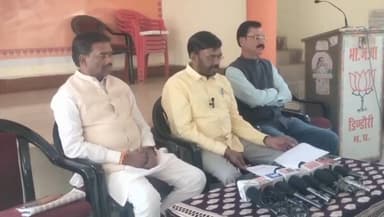 डिंडौरी: जिला बीजेपी कार्यालय में मप्र बजट पर पत्रकार वार्ता, शहपुरा विधायक ने पत्रकारों को दी जानकारी