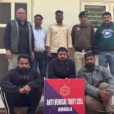 अम्बाला: अंबाला पुलिस की अवैध शराब पर कार्रवाई, 3 मामलों में 37 बोतल और 3 पव्वे शराब के साथ 3 आरोपी गिरफ्तार