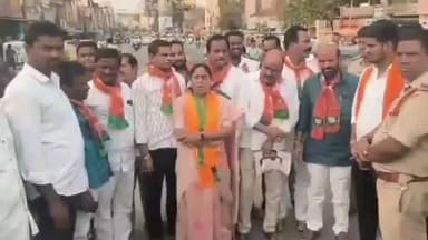 సంగారెడ్డి: బాన్సువాడలో హిందువులపై అరాచకం: సంగారెడ్డిలో బిజెపి జిల్లా అధ్యక్షురాలు గోదావరి