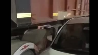 ਜਲੰਧਰ 1: ਸ੍ਰੀ ਗੁਰੂ ਰਵਿਦਾਸ ਚੌਂਕ ਵਿਖੇ ਕਾਰ ਅਤੇ ਇੱਕ ਟਰੱਕ ਵਿਚਾਲੇ ਹੋਈ ਟੱਕਰ ਹੋਇਆ ਹੰਗਾਮਾ