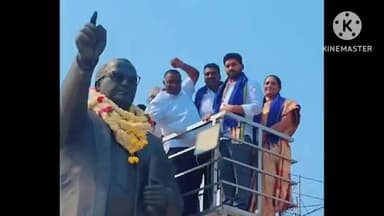 మంచిర్యాల: అంబేద్కర్ విగ్రహానికి నివాళులర్పించిన మేయర్ ధరణి మధు