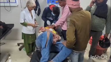 आरा: पवना थाना क्षेत्र के पवना पेट्रोल पंप के समीप दो बाइकों की सीधी भिड़ंत, पांच लोग हुए जख्मी