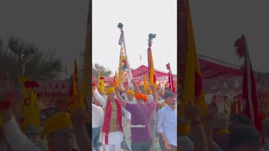 मोर छड़ी #nishanyatra #viral #trending #khatushyam #jhunjhunu #chanana