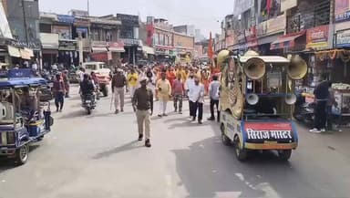 दयाल आश्रम में संतों का हुआ समागम निकले नगर भ्रमण पर दिखाए कर्तव #live #viral #didwanajila #nagar