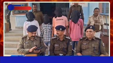 #बौंसी के पंडा टोला में चल रहा था ब्राउन सुगर का अवैध धंधा, बौंसी पुलिस ने चार युवकों को ब्राउन सुगर के साथ किया गिरफ्ता...