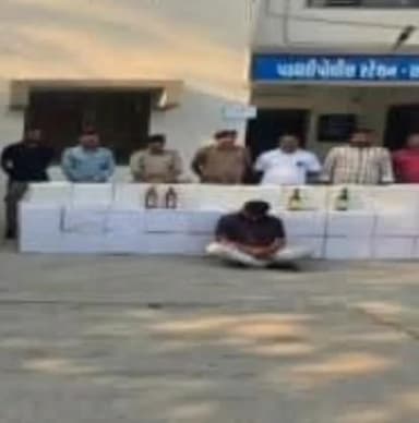 પડધરી: વધુ એક શખ્સને દારૂના જથ્થા સાથે ઝડપી પાડતી પડધરી પોલીસ