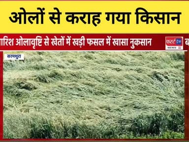 कुदरत की मार से कराह गया किसान। सरमथुरा इलाके में बारिश और ओलावृष्टि से फसलों में भारी नुकसान।
#DholpurNews #RajasthanNe...