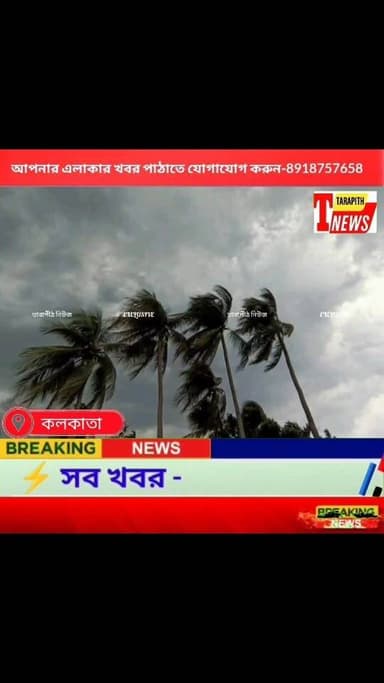 ☔ ফের কলকাতা সহ বহু জেলায় বৃষ্টির সম্ভাবনা — দেখুন কি বলছে আলিপুর আবহাওয়া দপ্তর!
#TarapithNews #Headlines #BreakingNe...