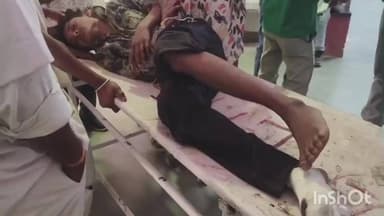 डूंगरपुर: शहर के कलेक्ट्रेट मार्ग पर बुधवार शाम 5 बजे बाइक फिसलने से एक युवक गंभीर रूप से घायल