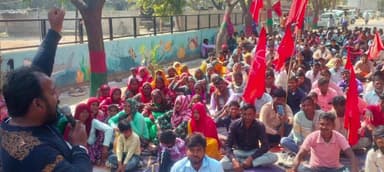 ਮਾਨਸਾ: ਲਾਲ ਝੰਡਾ ਭੱਠਾ ਮਜ਼ਦੂਰ ਯੂਨੀਅਨ ਦੀ ਡੀਸੀ ਦਫ਼ਤਰ ਅੱਗੇ ਕੀਤਾ ਪ੍ਰਦਰਸ਼ਨ
