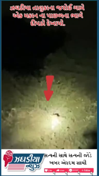 🐆 ઝઘડિયાના જરોઈ ગામે મકાન પાછળ દીપડો દેખાતા ગ્રામજનોમાં ફફડાટ.#Zhagadia #Jaroi #Leopard #WildlifeAlert #GujaratNews Bhar...