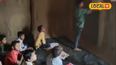 झोपड़ी में संचालित होता हैं स्कूल #reel #burhanpur #mohandhakle #india