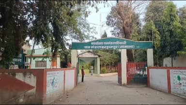 वन मंडल कार्यालय परिसर में बिजली के पोल में लगी आग #reel #mohandhakle #burhanpur #india