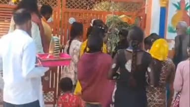 टेहरोली: बांसार में पांच दिवसीय श्री राम कथा की भव्य कलश यात्रा निकली, उमड़ा भारी जनसैलाब