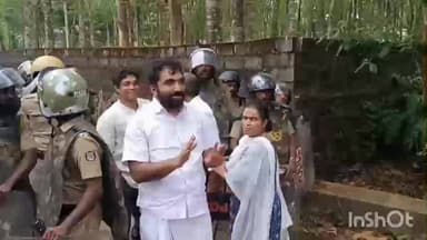 കോട്ടയം: പുതുപ്പള്ളിയിലെ ബിജെപിയുടെ സമരത്തിനിടയിലേക്ക് പുഞ്ചിരിച്ചു കയറി വന്ന് ചാണ്ടി ഉമ്മൻ എംഎൽഎ