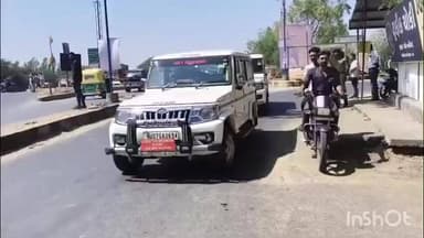 મહુધા: ખેડા એસ. પી અને કલેકટર એ મહુધા ચોકડી થી ડાકોર જવા માટે ના પદયાત્રા ના માર્ગો ઉપર નિરીક્ષણ કરવામાં આવ્યું.