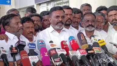 மதுரை தெற்கு: ஓபிஎஸ் திமுகவில் இணைந்தது மதச்சார்பற்ற முற்போக்கு கூட்டணிக்கு கூடுதல் வலிமை திருமாவளவன் பேட்டி