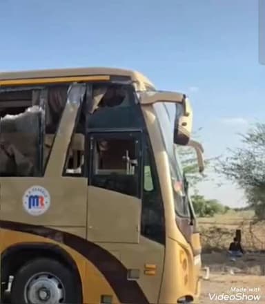 जालौर: बालोतरा में बस हादसे में माता-पिता की गोद में बैठे जालौर के दो बच्चों की हुई मौत