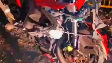 पालघर: मुंबई-अहमदाबाद राष्ट्रीय महामार्गावर रेसिंगसाठी वापरल्या जाणाऱ्या दुचाकीचा भीषणअपघात; तीन जणांचा मृत्यू