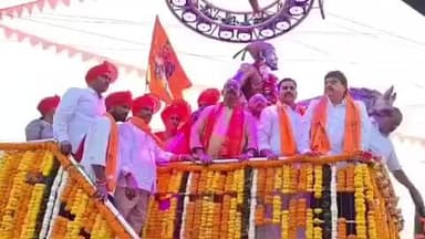 చౌటుప్పల్: చౌటుప్పల్ ని చత్రపతి శివాజీ విగ్రహాన్ని ఆవిష్కరించిన బిజెపి రాష్ట్ర అధ్యక్షులు రామచంద్రరావు