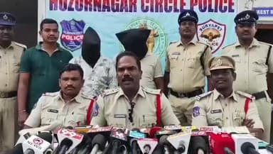 హుజూర్ నగర్: ఫేక్ ఫోన్ పేతో వ్యాపారులకు టోకరా.. ఇద్దరు అరెస్ట్: హుజూర్ నగర్ సీఐ చారామంద రాజు