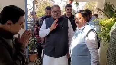 अम्बाला: अजय चौटाला पहुंचे अंबाला, मंत्री विज से की मुलाक़ात