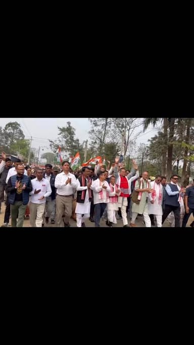 ডিমৌত উপস্থিত সাংসদ গৌৰৱ গগৈ