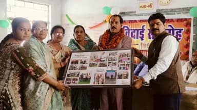 बेगमगंज: बेगमगंज में सेवानिवृत्त शिक्षक लालजी शर्मा को शाल-श्रीफल से किया गया सम्मानित