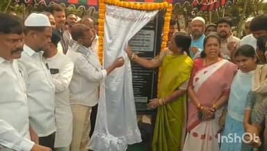 మట్టెవాడ ఈద్గా పనులను పునః ప్రారంభించిన మంత్రి సురేఖ