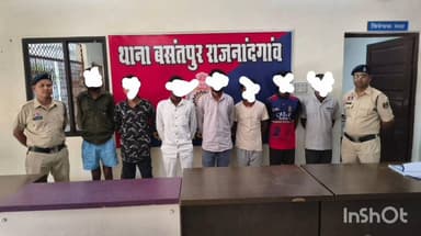 राजनांदगांव: बसंतपुर थाना पुलिस ने असामाजिक तत्वों और गिरफ्तारी वारंटी के खिलाफ की कार्रवाई