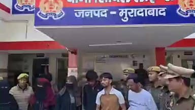 मुरादाबाद: थाना सिविल लाइंस पुलिस ने हनी ट्रैप गैंग के 6 लोगों को किया गिरफ्तार, प्रॉपर्टी डीलर को फंसाया