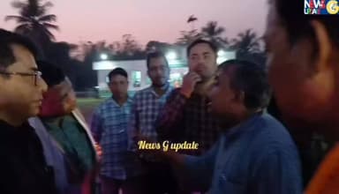 মন্ত্রী কি প্রশ্নের ঊর্ধ্বে? সাংবাদিকদের কণ্ঠরোধে উদয়পুরে ক্ষোভ—মন্ত্রী রতন লাল নাথের আচরণে হতাশ সংবাদমাধ্যম।
#newsgupd...