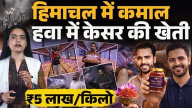 हिमाचल: हवा में उगाया केसर, खेती सफल
5 लाख का एक किलो बेच रहे, 1 कमरे से कमाई..
#himachalpradesh #farming #solanhimacha...