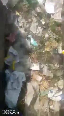 neelbad choraha par sivej ka Ganda pani neelbad choraha par bah raha hai nager Nigam pirsasan so raha hai