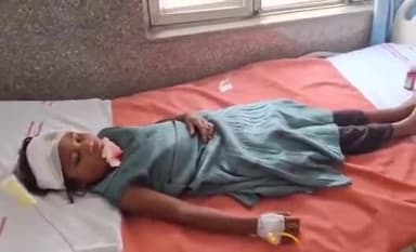 టేక్మల్: రోడ్డు ప్రమాదంలో బాలికకు గాయాలు