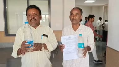 నిర్మల్: లోకేశ్వరం మండల కేంద్రంలో పెట్రోల్ బంకుతో భూగర్భ జలాలు కలుషితమవుతుందని జిల్లా కలెక్టర్ కు గ్రామస్తుల ఫిర్యాదు