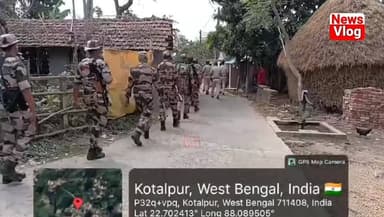 Jangipara: বিধানসভা ভোটের আগেই জাঙ্গিপাড়া বিধানসভার কোতলপুর এলাকায় পুলিশ ও কেন্দ্রীয় বাহিনীর রুট মার্চ !
#newsvlog #...