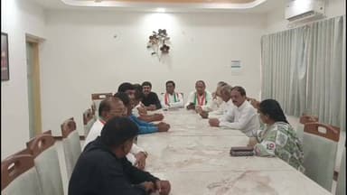 ધંધુકા: ધંધુકા ખાતે અમદાવાદ જીલ્લા કોંગ્રેસ સમિતિ ની અગત્યની બેઠક મળી. #dhandhuka #ધંધુકા #અમદાવાદ #amdavad