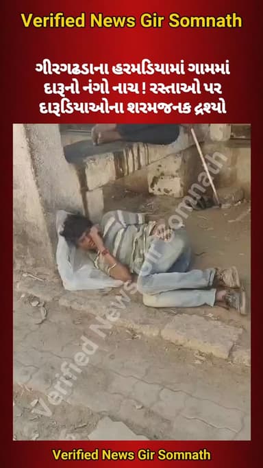 ગીર ગઢડાના હરમડિયામાં ગામમાં દારૂનો નંગો નાચ ! રસ્તાઓ પર દારૂડિયાઓના શરમજનક દ્રશ્યો
#girsomnath #girsomnathsp #veraval ...