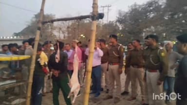 विजयीपुर: विजयीपुर थाना पुलिस ने होली पर क्षेत्र में किया फ्लैग मार्च, थानाध्यक्ष ने दी जानकारी