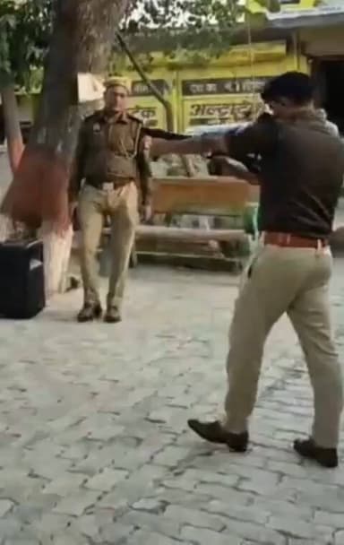 घाटमपुर: पुलिस अलर्ट मोड में, एसीपी के नेतृत्व में हुआ दंगा नियंत्रण का रिहर्सल