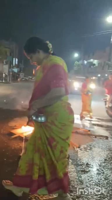 నగరంలో భక్తి శ్రద్దల మధ్య కామ దహనం